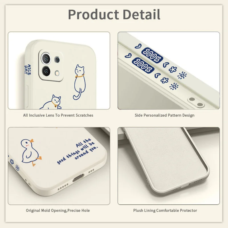 Beautiful Design Phone Case For Xiaomi Mi 11 10T 10 lite 9T Note 10 Redmi Note 10 9 9T 8 8Pro 7 7Pro 9 9A K40 K30 Cover