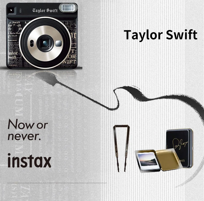 Special Edition! Фотокамера моментальной печати Taylor Swift Fujifilm Instax SQUARE SQ6