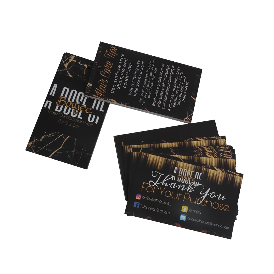 Индивидуальный Логотип фирменная печать карточка для покупок бумажная