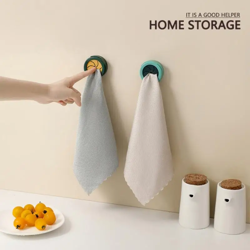 towel plug holder hanger self adhesive rag dishcloth wall hooks kitchen rag cleaning stroage rack creative bathroom accessoreis free global shipping