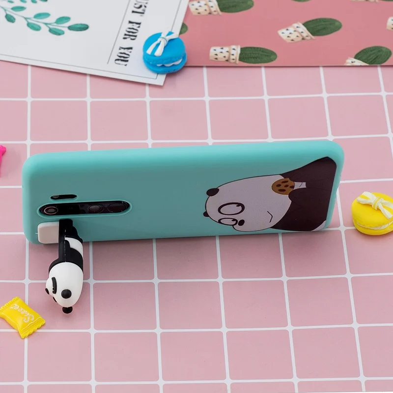 3D Cartoon Rabbit Stand Toys Redmi Note 8 Pro Case For Xiaomi Silicon Cover Xiomi |