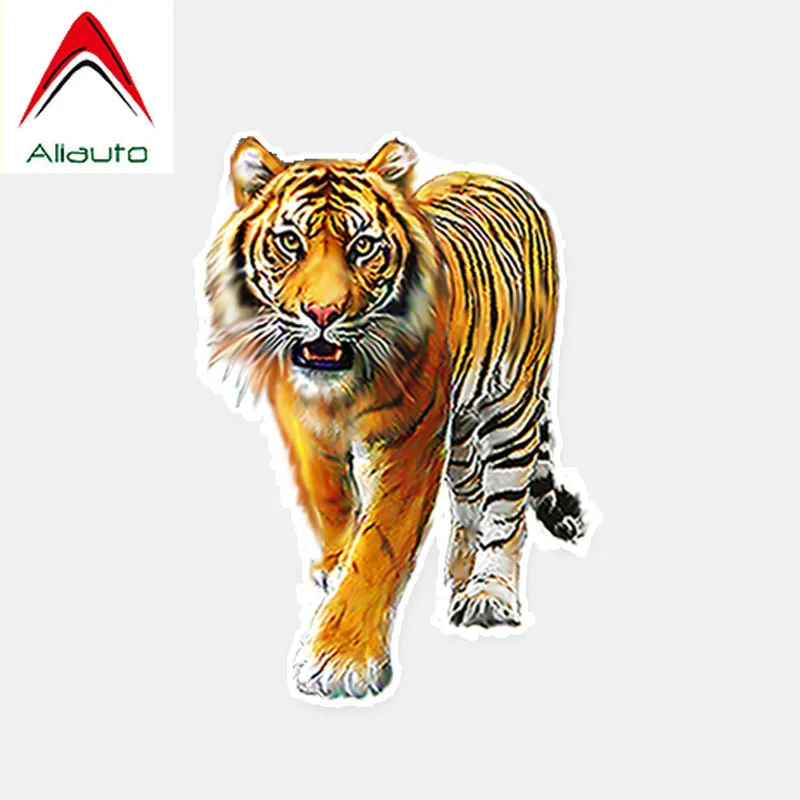 

Aliauto Personalized Caution Car Sticker Animal Tiger PVC Waterproof Sunscreen Reflective Decal Decoration Graphical,10cm*15cm