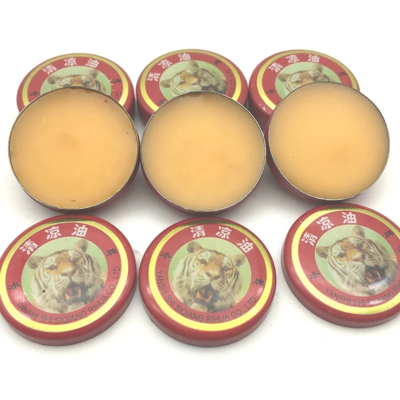 Китайский тигровый бальзам красный для лечения гриппа холодной головной боли