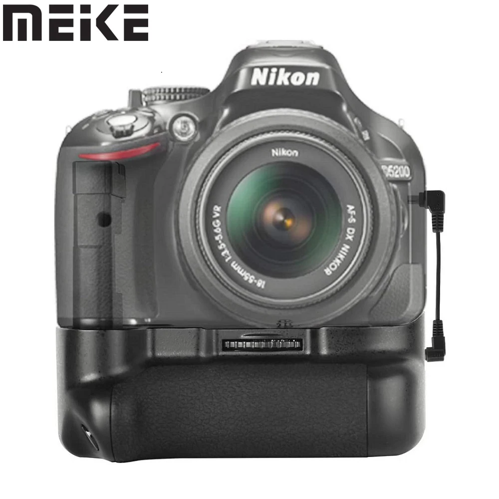 

Meike MK-D5200 Vertical Battery Grip holder for Nikon D5200 Camera as EN-EL14