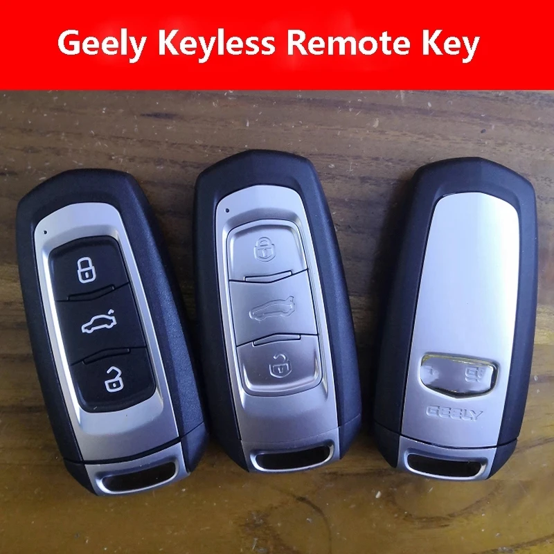 

High Quality Car Remote Key Keyless Smart Key 433Mhz for Geely Atlas Coolray Emgrand X7 X1 X3 X6 S1 GS GL Boyue ICON Proton X70