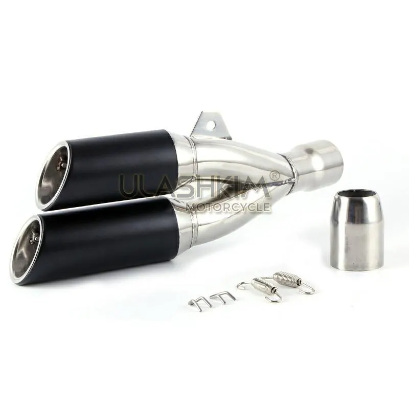 

Universal Motorcycle Exhaust escape Modified Muffler Pipe 36-51mm for kawasaki yamaha honda z800 z750 z900