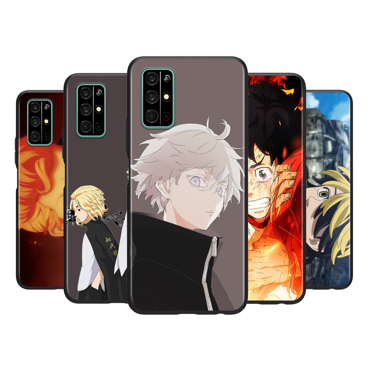 

Tokyo Revengers Anime Cute For HUAWEI Honor 50 30 V30 20 View 20 20E X10 10 Pro SE Lite 5G Silicone Black Soft Phone Case