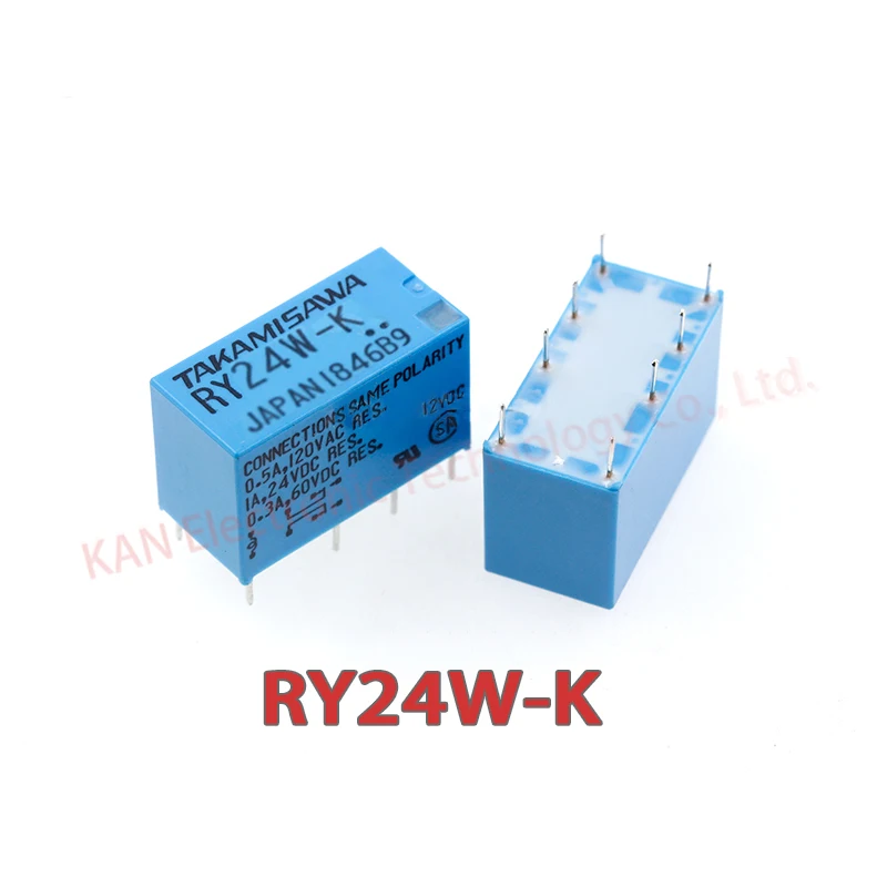 Бесплатная доставка 20 шт./лот TAKAMISAWA реле RY5W-K RY12W-K 5V 12V 24V 1A 8PIN оригинал | Электронные