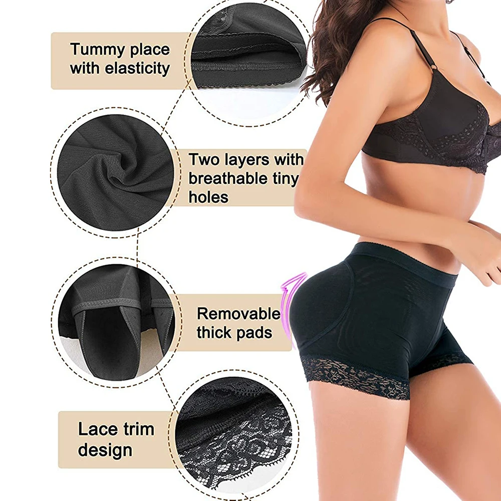 

Women Seamless High Waist Trainer Tummy Control Panties Body Shaper Briefs Ribbed Knit Butt Lifter Slimming Corset Safety Shorts