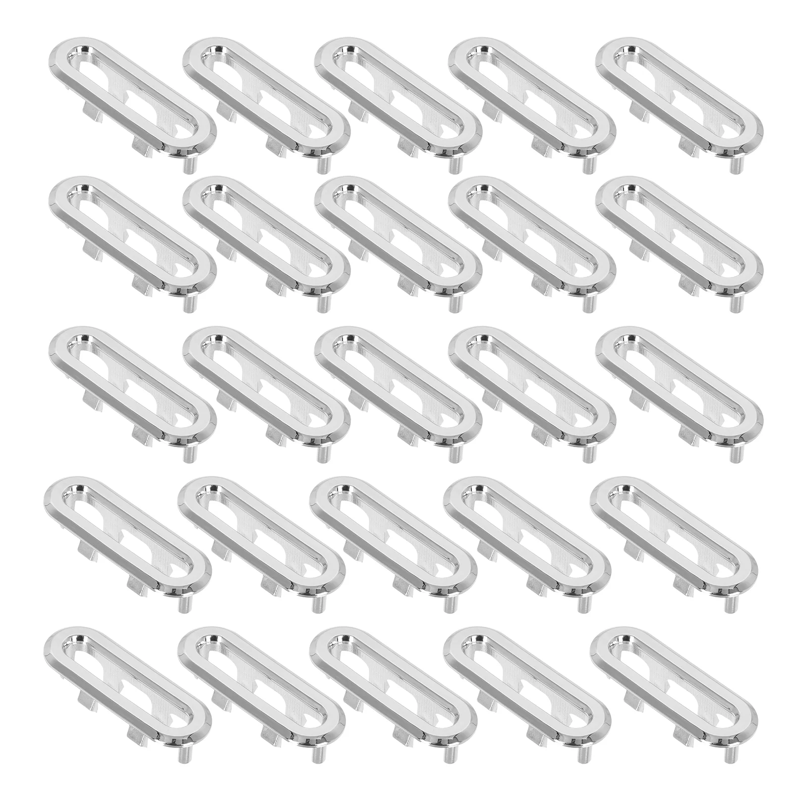 

20pcs Household Sink Overflow Covers Bathroom Washing Basin Overflow Rings