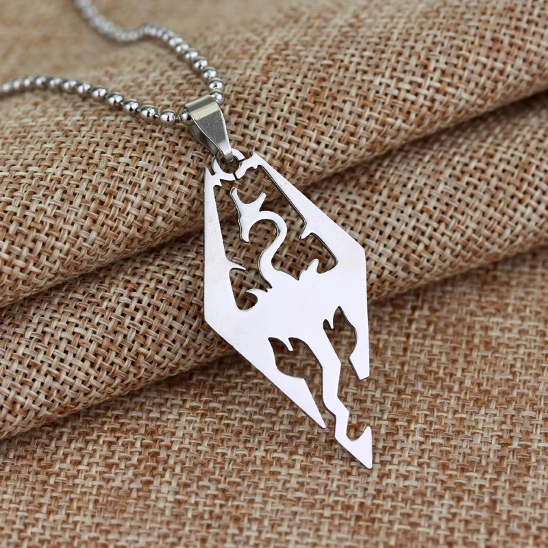 Цепочка с подвеской в виде дракона для мужчин стильное ожерелье кулоном стиле