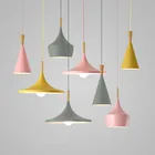 Скандинавский подвесной светильник, лампа для музыкальных инструментов, освещение для ресторана, бара, кухни, обеденного стола, подвесной светильник E27, осветительные приборы