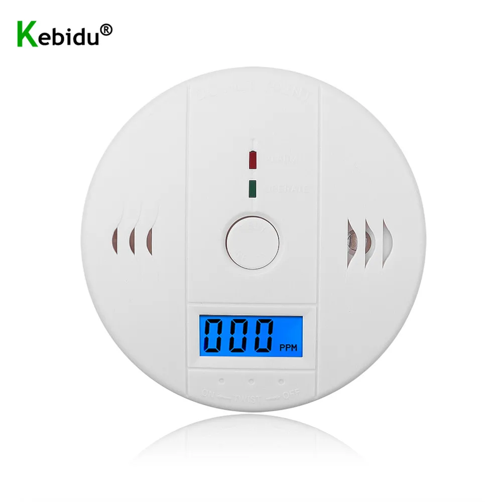 Детектор угарного газа с ЖК дисплеем Высокочувствительный детектор аварийной