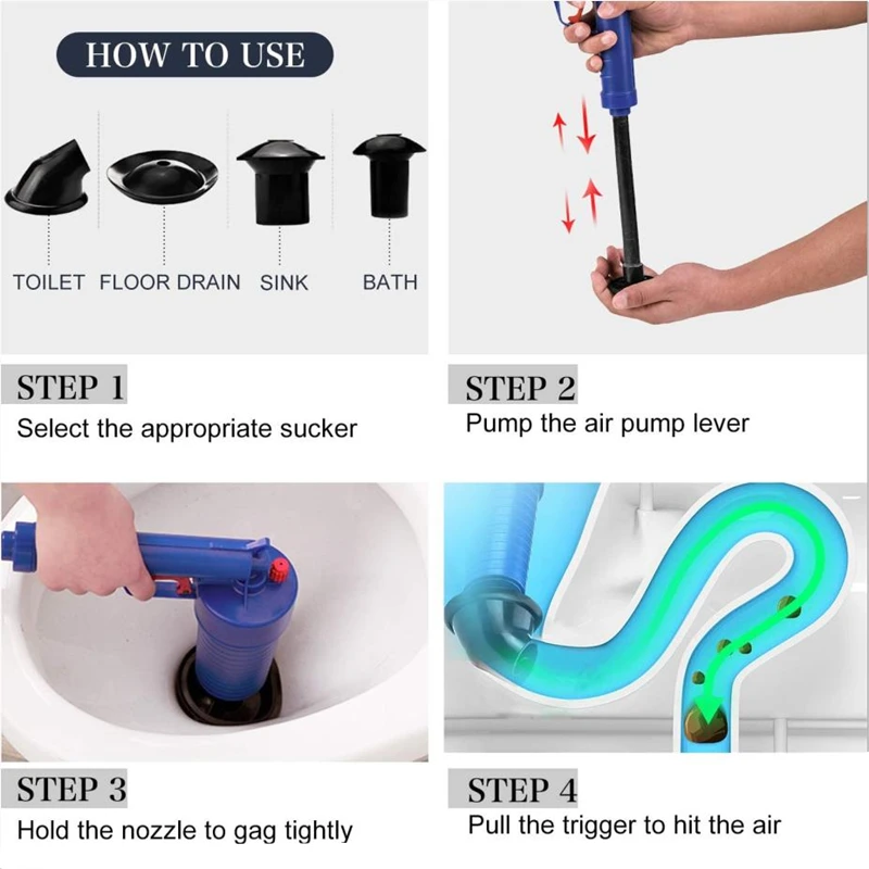 Аксессуары для ванной комнаты насос высокого давления подачи воздуха Плунжер