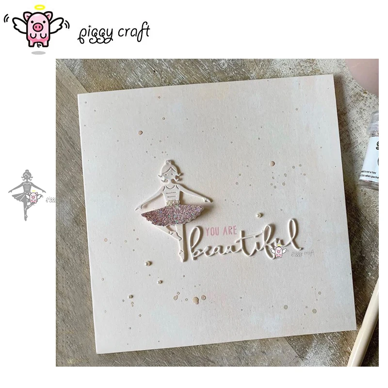 Металлические Вырубные штампы форма для вырезания новая балерина скрапбукинг