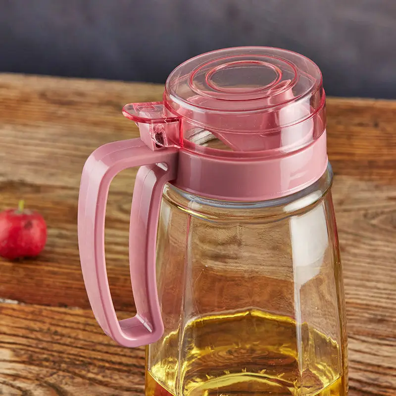 

Large-capacity Glass Oil Pot Size Soy Vinegar Bottle Creative Leak-proof Oil Tank Household Seasoning Tank Oil Sprayer Olive Oil