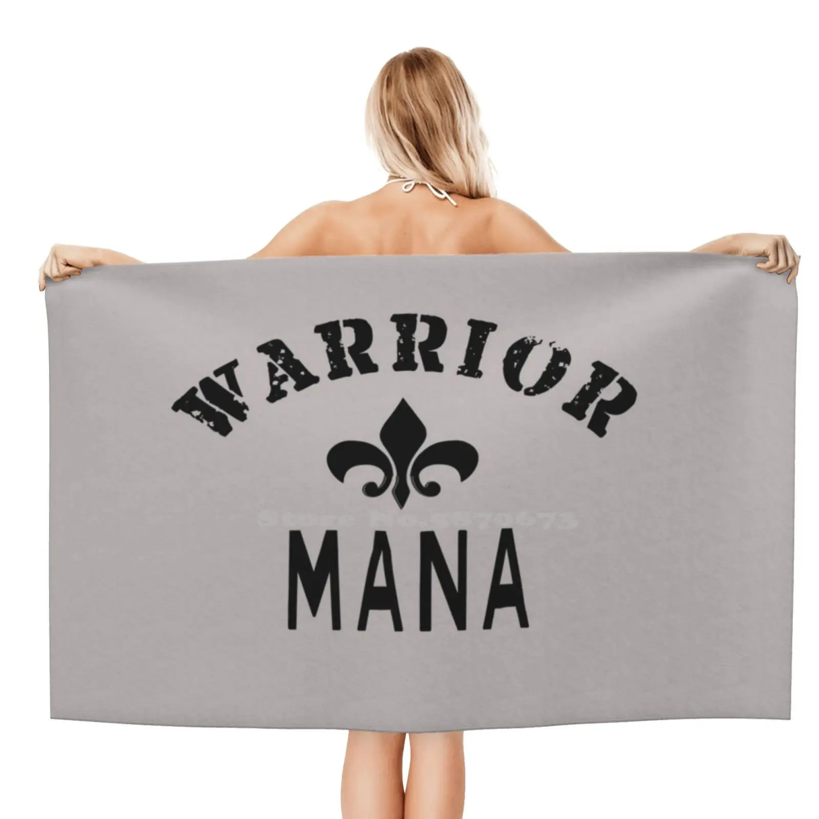 Банное полотенце Warrior Slim Fit с 3D принтом сильное водопоглощение воина секрет