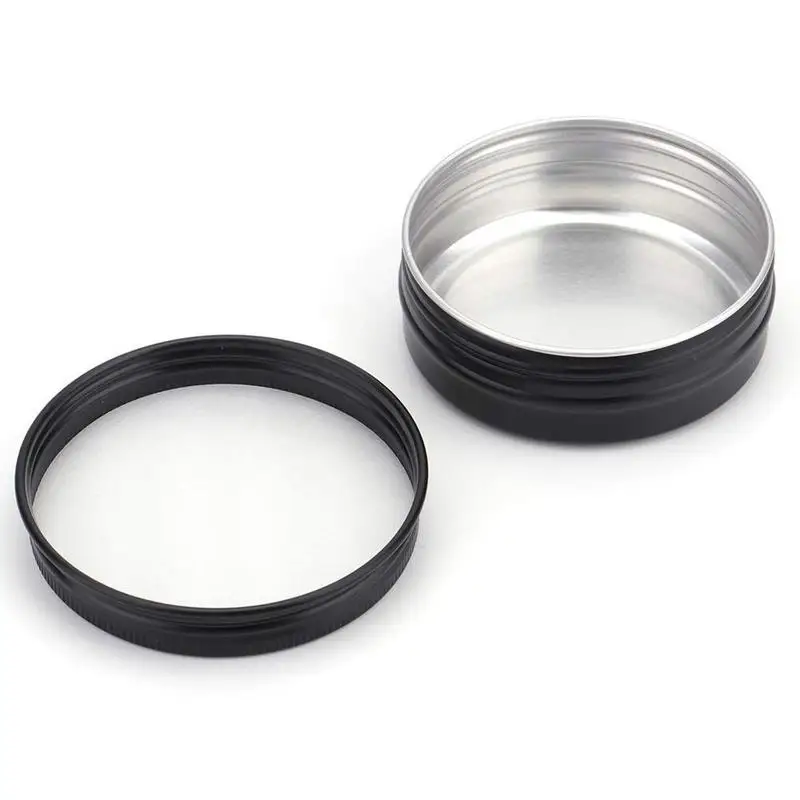 3 шт. металлическая алюминиевая круглая коробка для банок дома или улицы путешествия пустая многоразовая