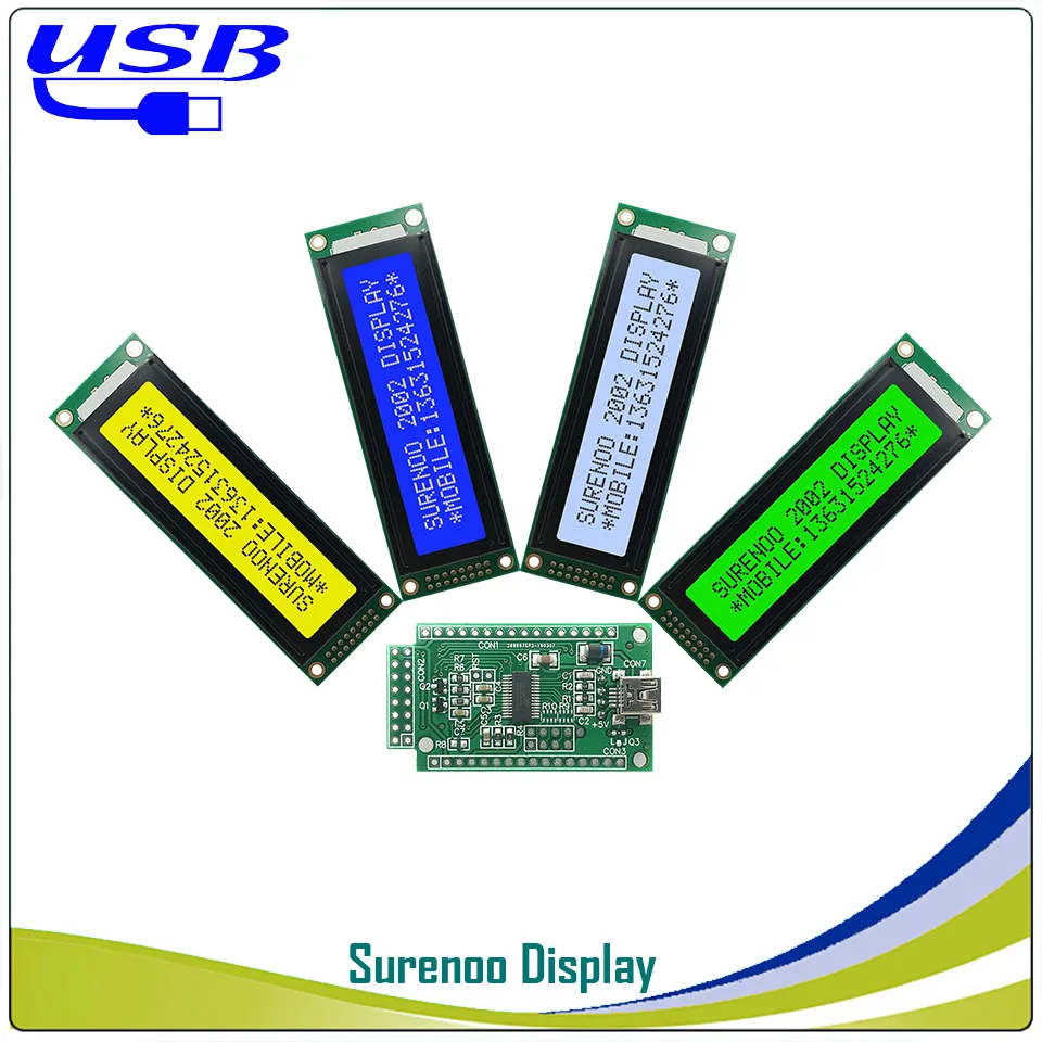 ЖК модуль Smartie & AIDA64 для DIY ПК 2USB 202 20X2 2002|ЖК-модули| |