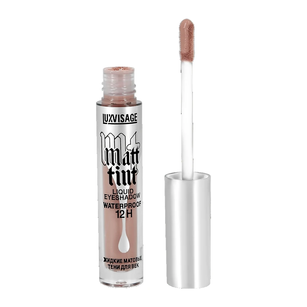 Тени для век LUXVISAGE MATT TINT LIQUID EYESHADOW WATERPROOF 12H жидкие матовые |