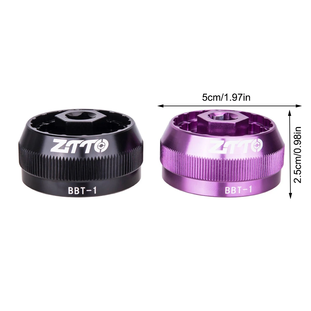 ZTTO Bicycle 5 in 1 Bottom Bracket Tool Aluminum Install Cup for DUB BBR60 MT800 BB9000 BB93 MTB BSA30 BB386 Installation Tools