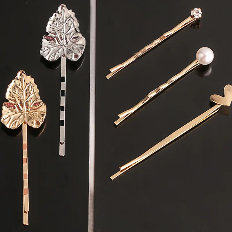 Золотая заколка с надписью сделай сам металлическая шпилька Корейская версия