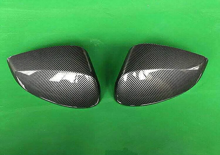 Чехол для зеркала заднего вида с узором из углеродного волокна крышка Tiguan Sharan