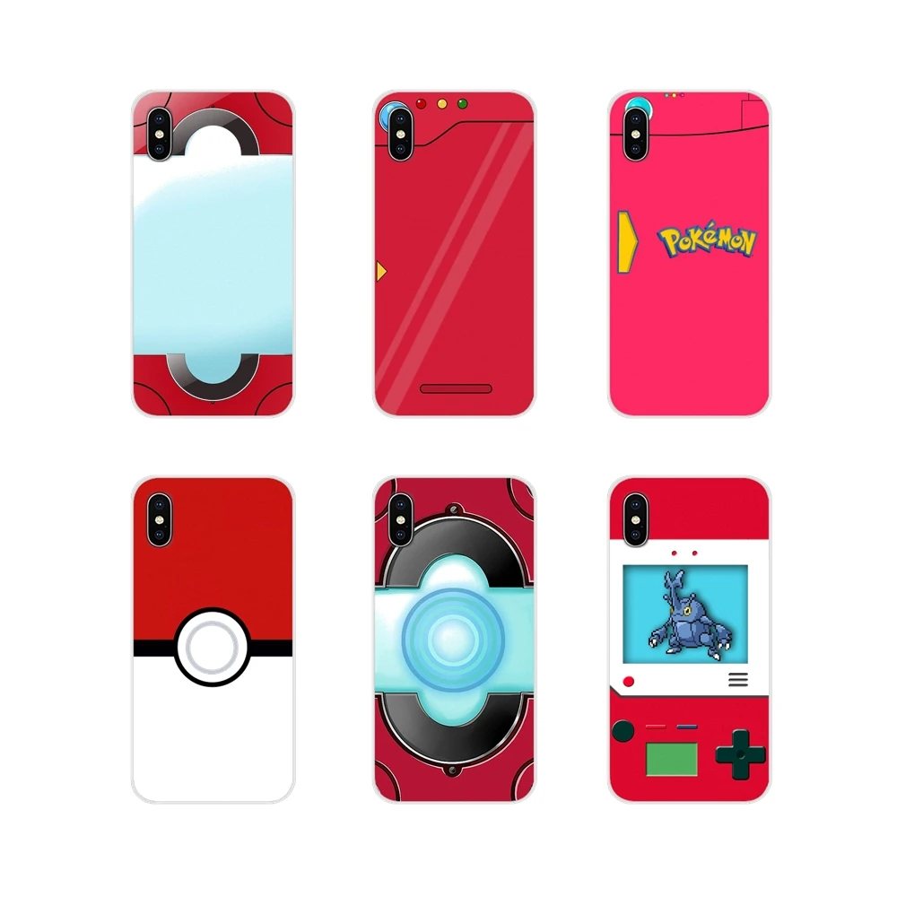 Pour красный Pokedex Alt Арт плакат для Apple iPhone X XR XS 11Pro MAX 4S 5S 5C SE 6 S 7 8 Plus ipod 5 мягкие