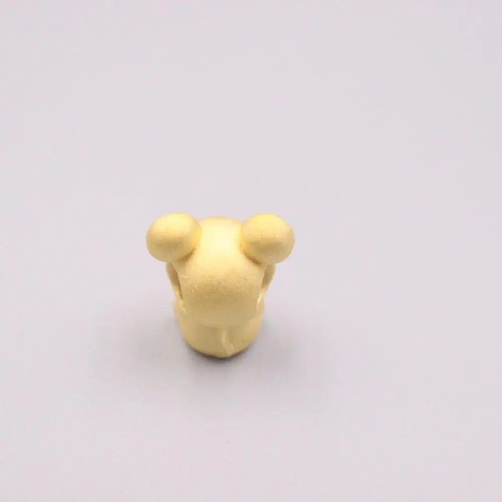 Золотые ювелирные изделия девушка сердце 3D твердые золотые подвески прекрасный
