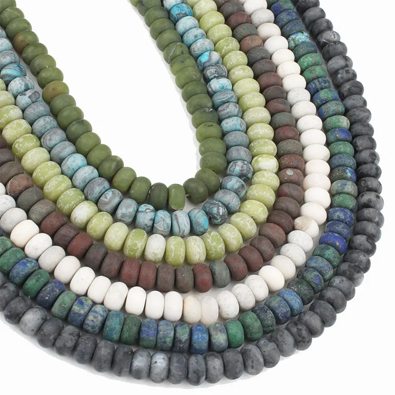 Круглые бусины с натуральным матовым камнем для самостоятельного изготовления