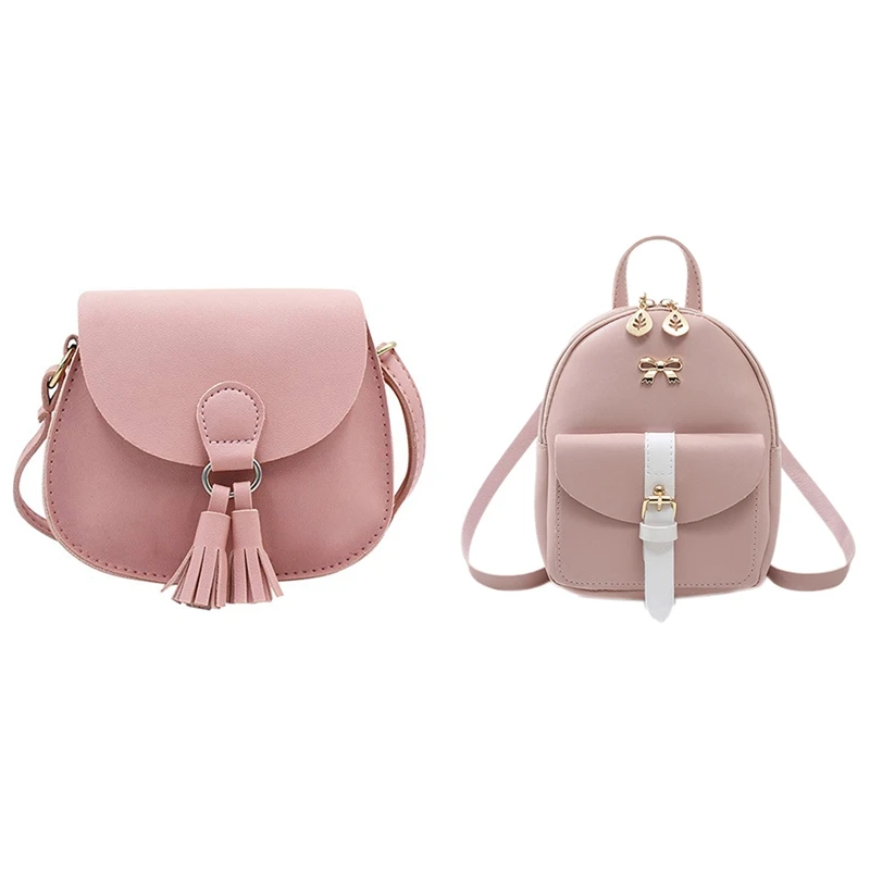 

Сумка через плечо, маленькая мини-сумка с отделением для монет, сумка-мессенджер через плечо и 1 рюкзак, маленькая диагональная сумка, рюкзак