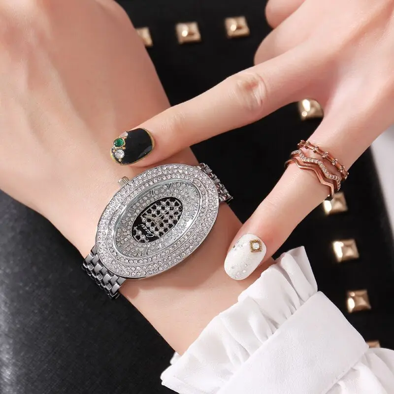 

Cacaxi Fashion Diamond-Studded Hot Style Ladies Quartz Watch Japanese Movement Jewelry Watch Gift Watch