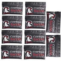 100200 pack cotton bacon vape cotton organic cottons for electronic cigarette rebuildable rda rba diy atomizer heating freeship