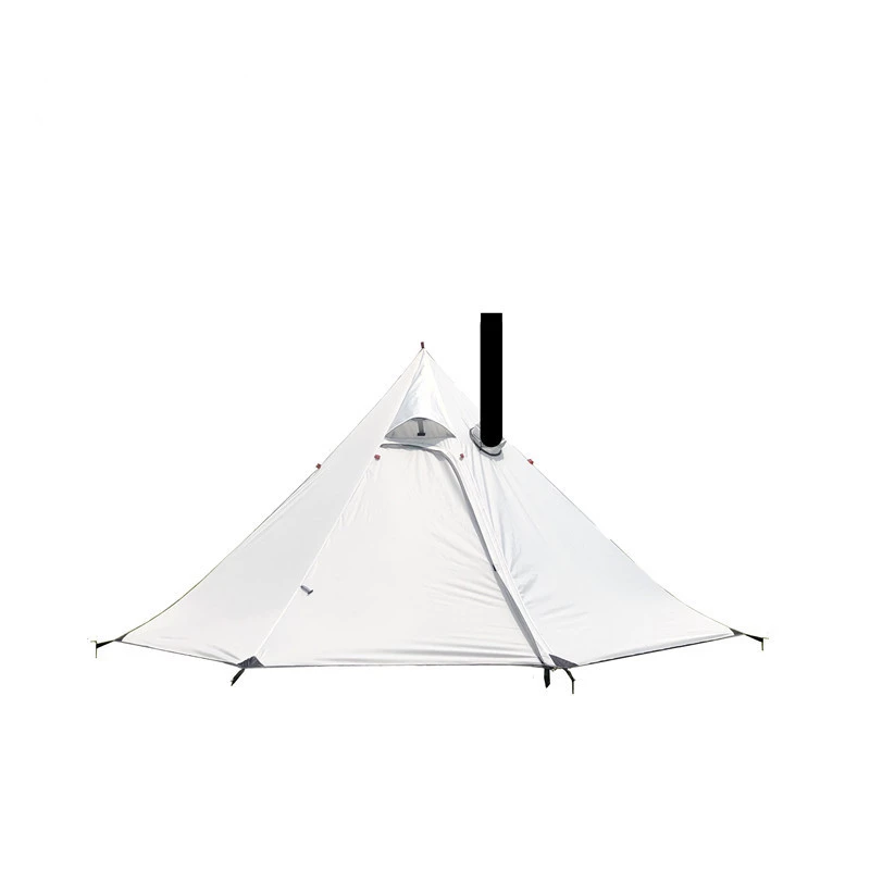 Палатка пирамида Сверхлегкая большая укрытие от солнца вигвам с отверстием для