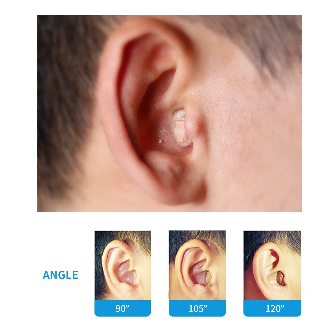 

TKING 6 Channel Digital Hearing Aid For Deafness Mini Invisible in the Ear Canal Audifonos Comfort to Wear Sound Amplifier