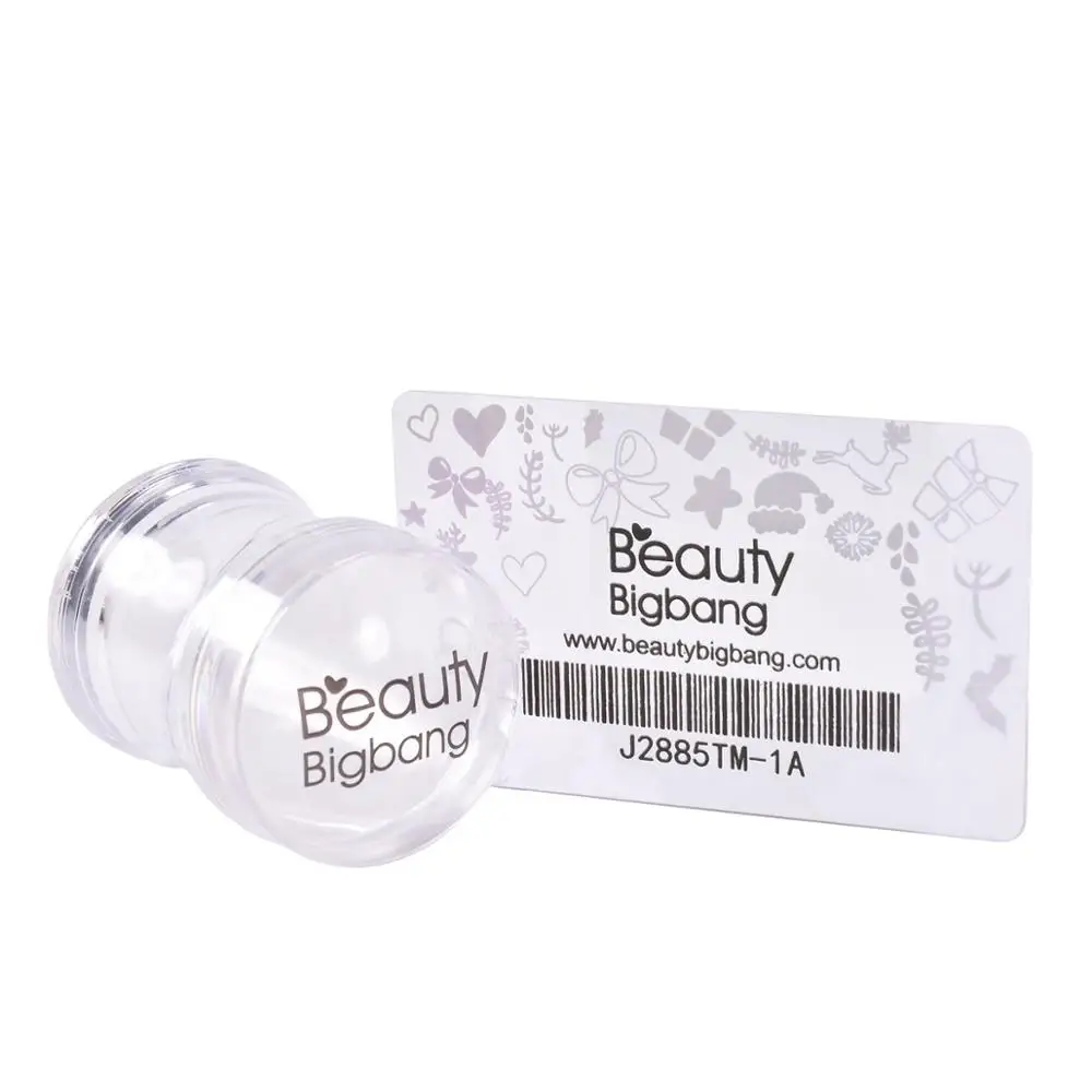 Набор для художественного стемпинга ногтей BeautyBigBang резиновый штамп скребок