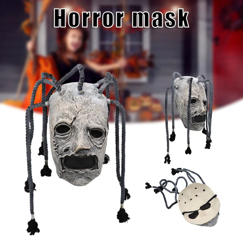 

Женская страшная маска Slipknot на все лицо, латексная модель, реквизит для костюма для фестиваля, вечеринки, детской вечевечерние, маски