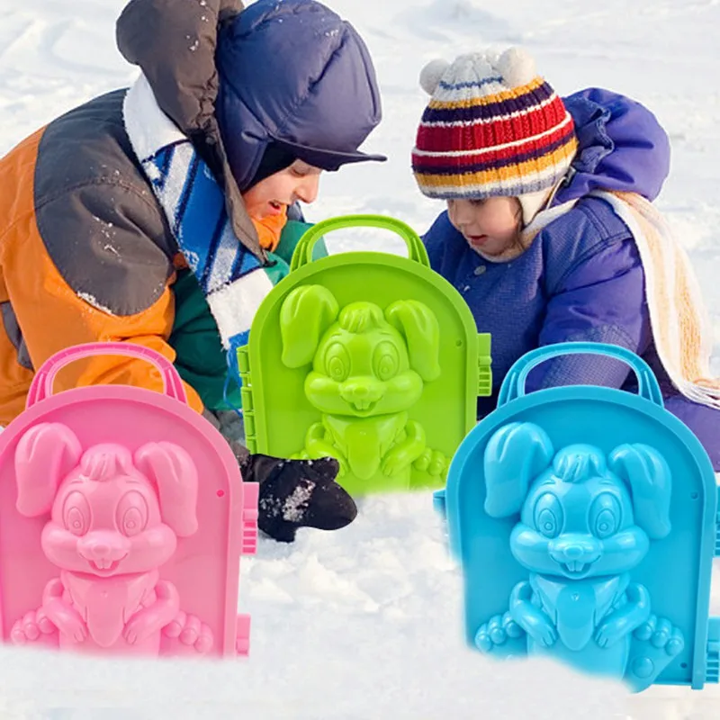 

Snowball Clip Random Color Cartoon Lovely Duck Shaped Snowball Maker Clip Children Outdoor Winter Snow Sand Mold Tool Creative