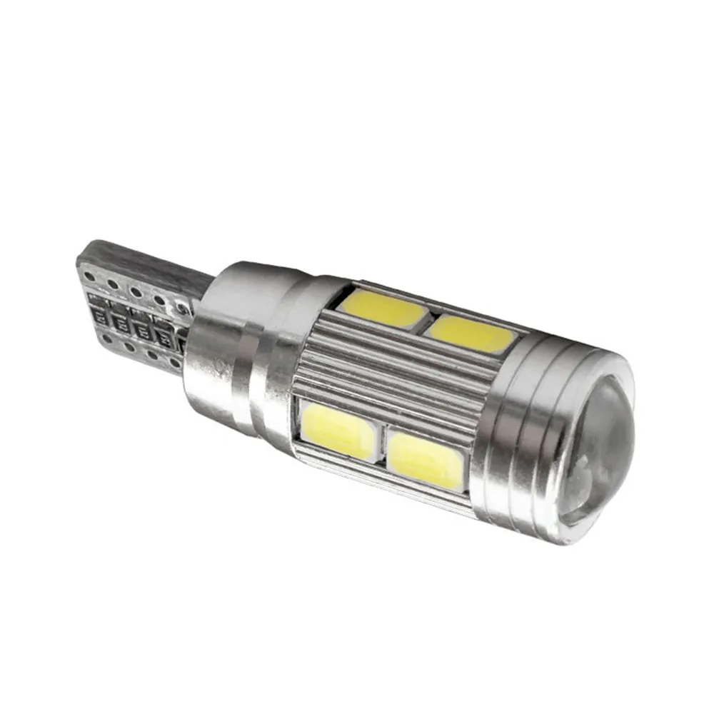 Автомобильная светодиодная лампа T10 W5W 5630 10 SMD 12 В 194 168 Canbus без ошибок для