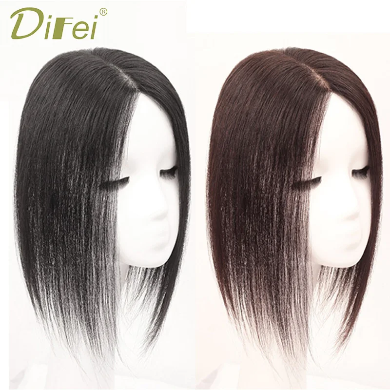 

DIFEI Synthetic Clip-On Hair Hairpiece Hair Extension For Women Increase The Amount Of Hair On The Top Of The Head