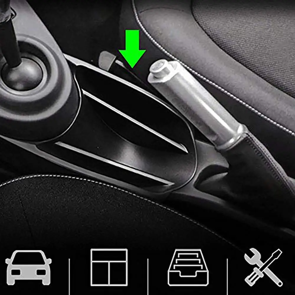 

Car Armrest Center Storage Box Smart Forease Container Glove For Smart 453 Fortwo Forfour 2015-2019 For Mercedes Accessories