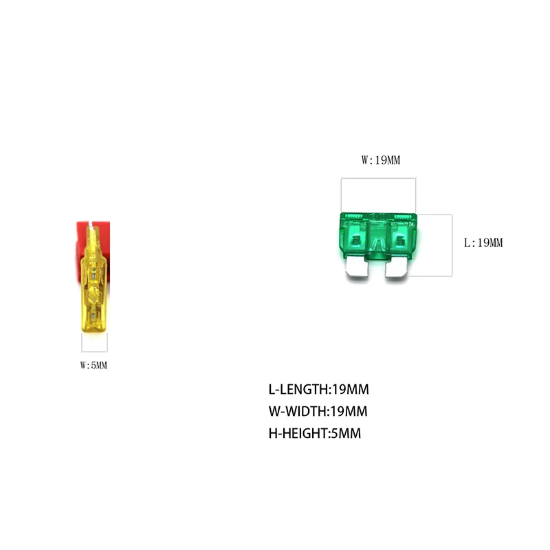 Водонепроницаемый ATO предохранитель/лезвие держатель предохранителя Комплект 3A