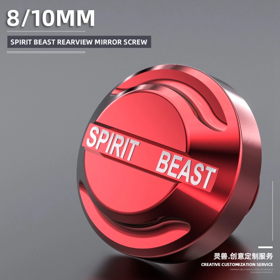 Винты для зеркала мотоцикла Spirit Beast M8 M10 правая/левая резьба Honda Yamaha Kawasaki Suzuki Niu N1 N1s