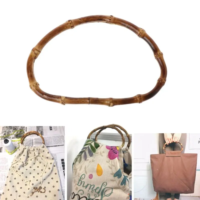 1 x D Форма 15 см бамбуковая рамка для сумки кошелька вешалка сумочка ручной работы DIY сумки аксессуары, Лидер продаж