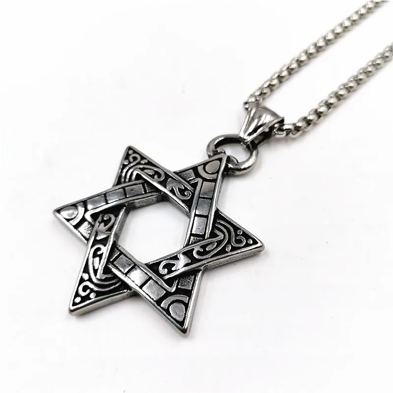 Ожерелье с подвеской звезда для мужчин и женщин модная нейтральная цепочка