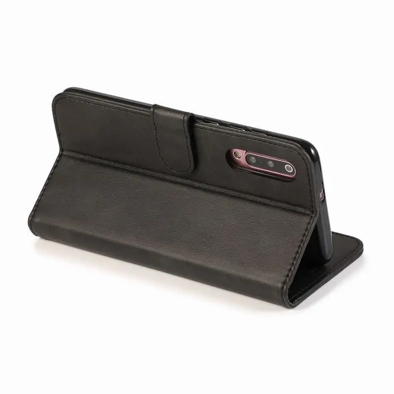 Cover Case For Xiaomi Mi 9 SE Cases Magnetic Flip With Card Slot Wallet Plain Vintage Leather Phone Bag For Xiomi Mi 9 9se Coque