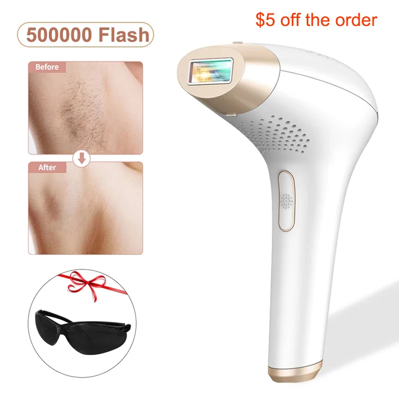 IPL устройство для лазерного удаления волос эпилятор прибор постоянный триммер