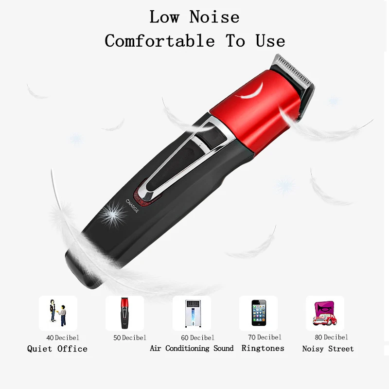 Электрическая машинка для стрижки волос профессиональный портативный