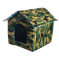waterproof outdoor pet house thickened cat nest tent cabin pet bed tent cat kennel portable travel nest pet carrier decent