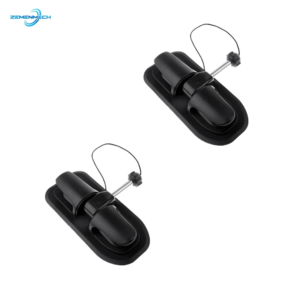 

2PCS Kayak Accessories Black PVC Oar Lock Patch Anchor Holder Replacement for Rowing Inflatable Boat Raft Dinghy Tie Off Patch